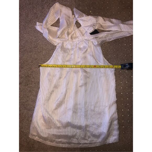 Club Monaco NWT Heather Top in White, Size Large, MSRP $119 - Picture 5 of 6